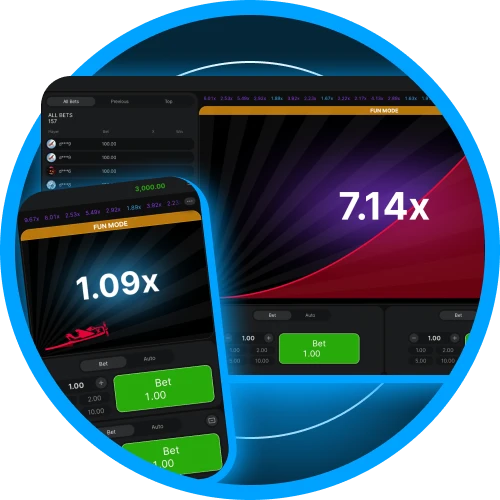 The game Aviator is randomly adapted for any device.