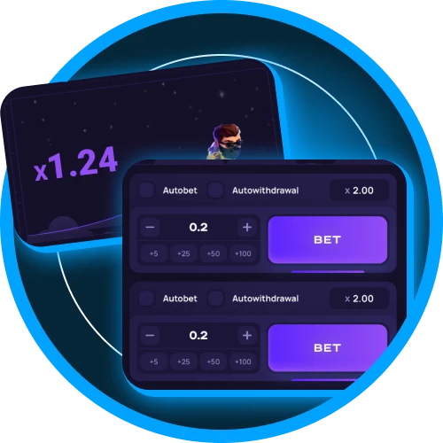 You can set up automatic bets in the Lucky Jet game at 1win online casino.