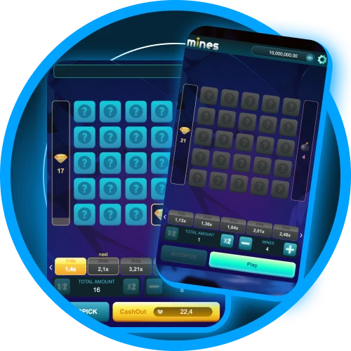 Mines games are easy to understand, you don't need to read a lot of rules.