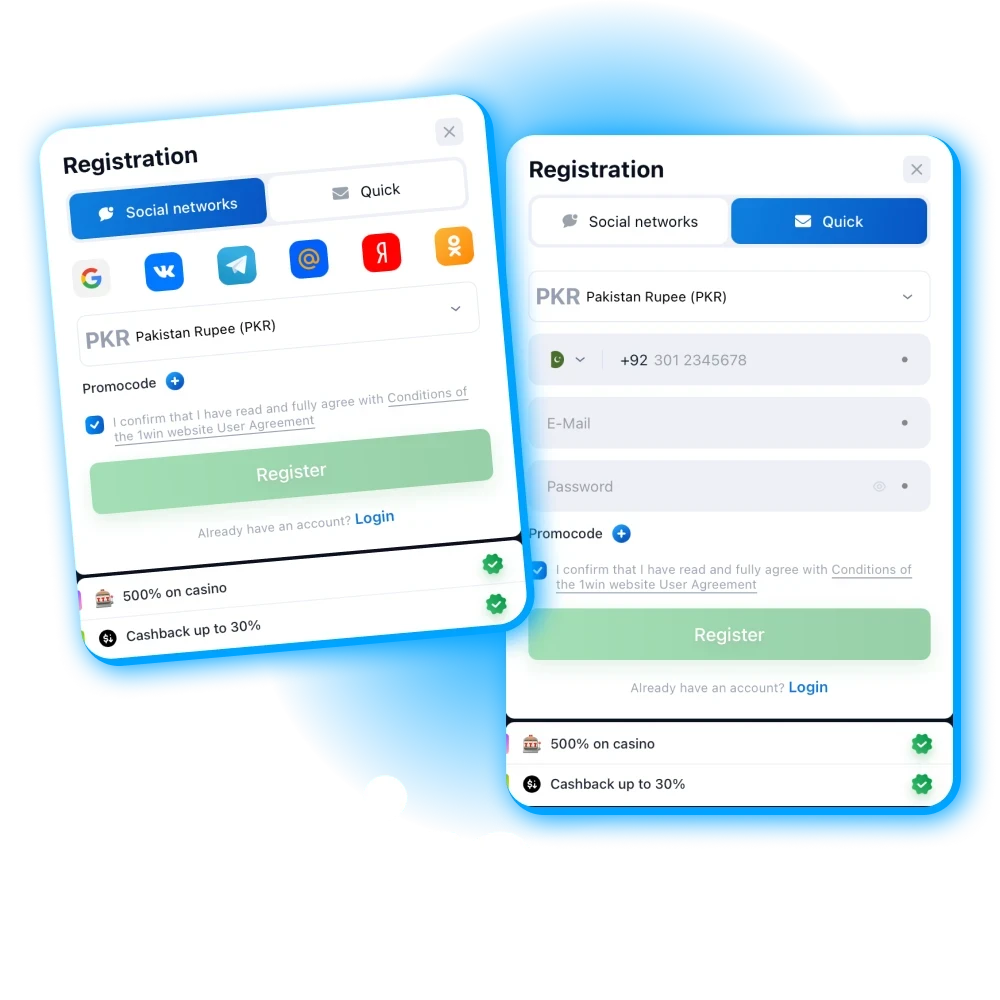 Register at online casino 1win and get your welcome bonus.